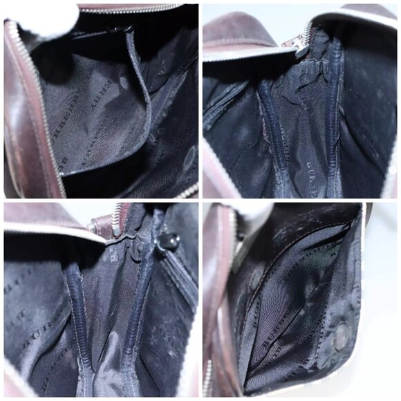 BURBERRY Nova Check Shoulder Bag Canvas Beige Auth - Picture 15 of 16